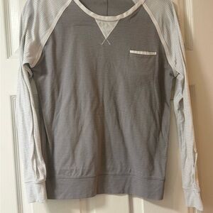 lululemon Surge Warm Long Sleeve Shirt | Men’s Small | Gray Athletic Run Top